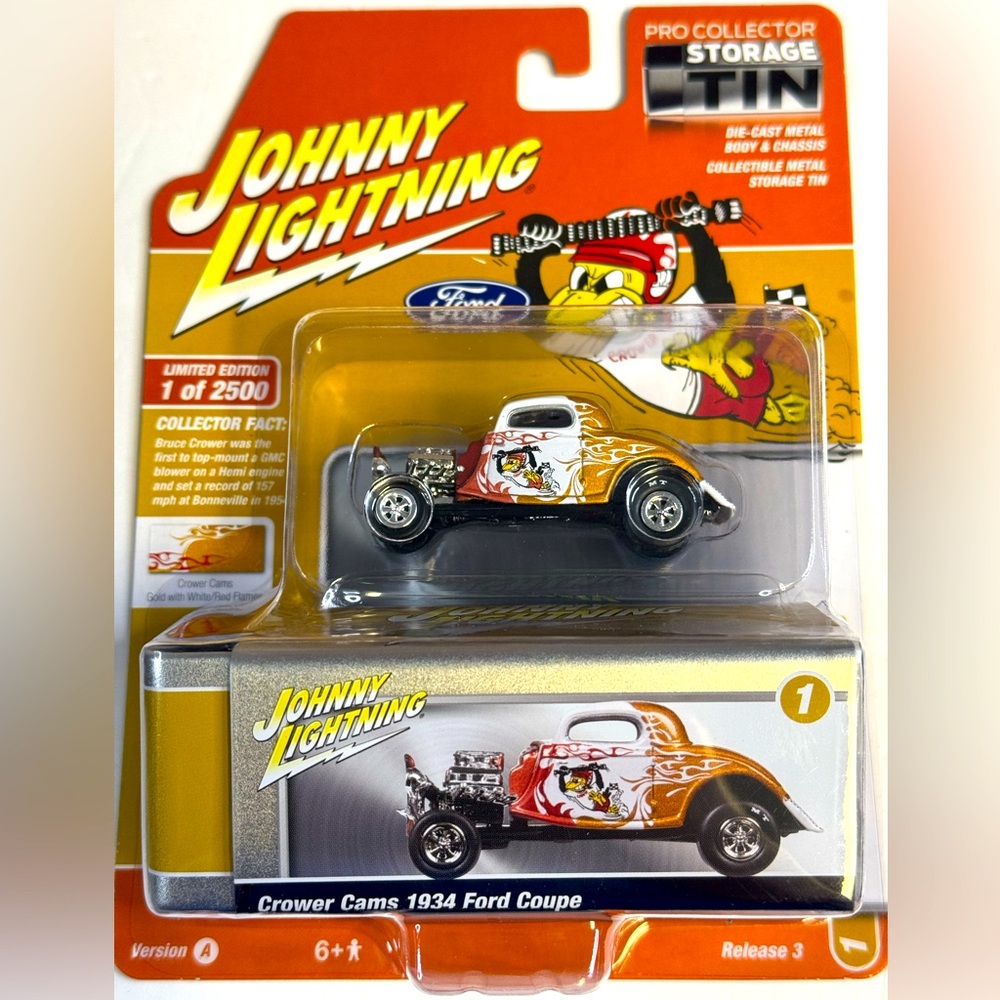 Johnny Lightning Limited Edition CROWER CAMS 1934 FORD COUPE